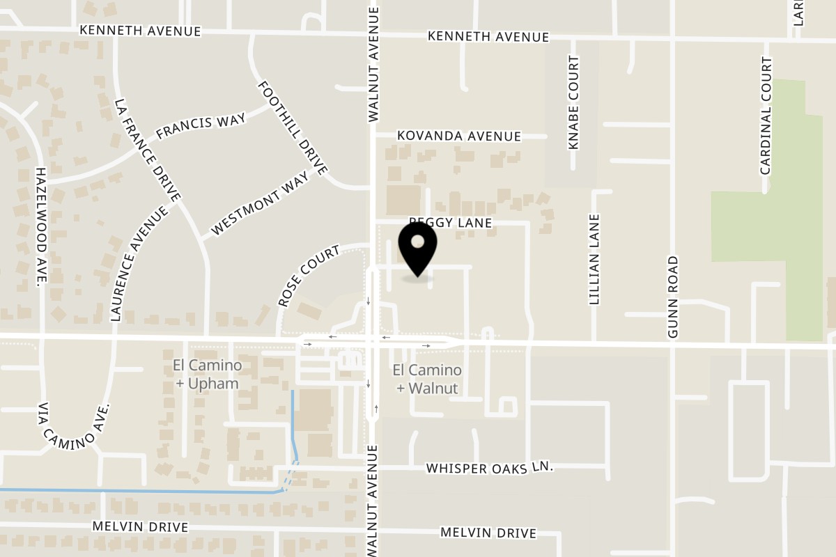 Map showing the location of Hagen's Orange Freeze Carmichael on 2520 Walnut Ave in Carmichael